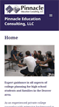Mobile Screenshot of pinnaclecollegeplanning.com